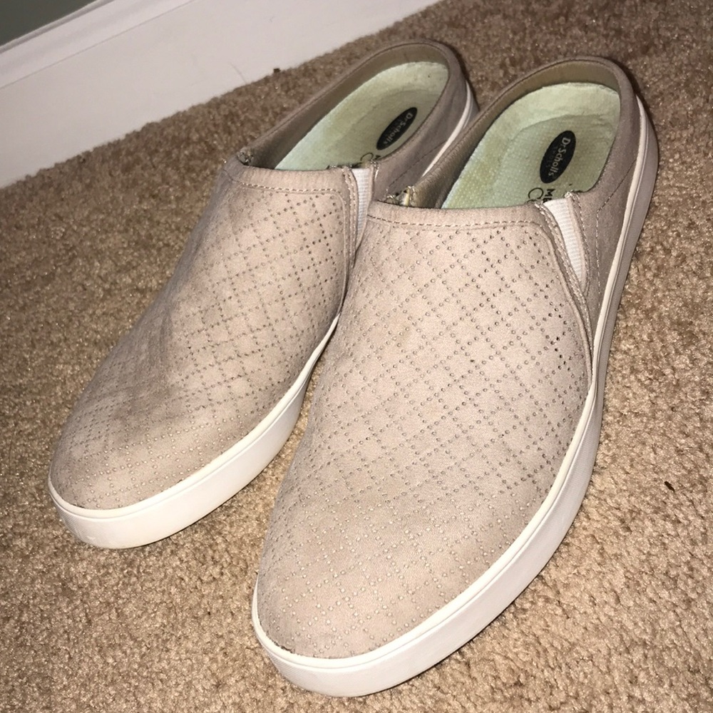 Dr. Scholl’s Memory Foam Cool Fit Slide on Canvas Shoes 9M Madi Mule